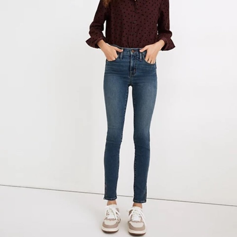 Petite 10" High-Rise Roadtripper Authentic Skinny Jeans: Snap-Hem Edition